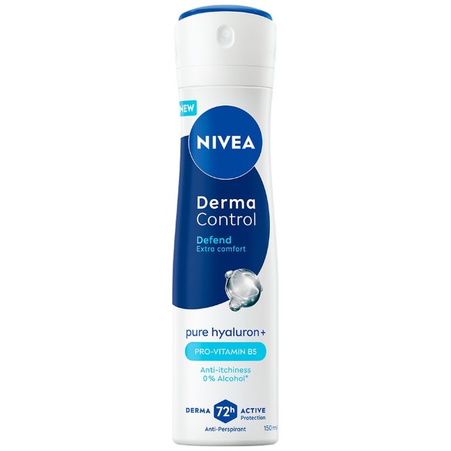 Дезодорант-антиперспирант в спрее NIVEA 150 мл Derma Control Defend Дезодорант-антиперспирант в спрее NIVEA 150 мл Derma Control Defend