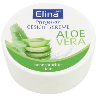 Питательный крем для лица с алоэ вера Elina Med 75 мл