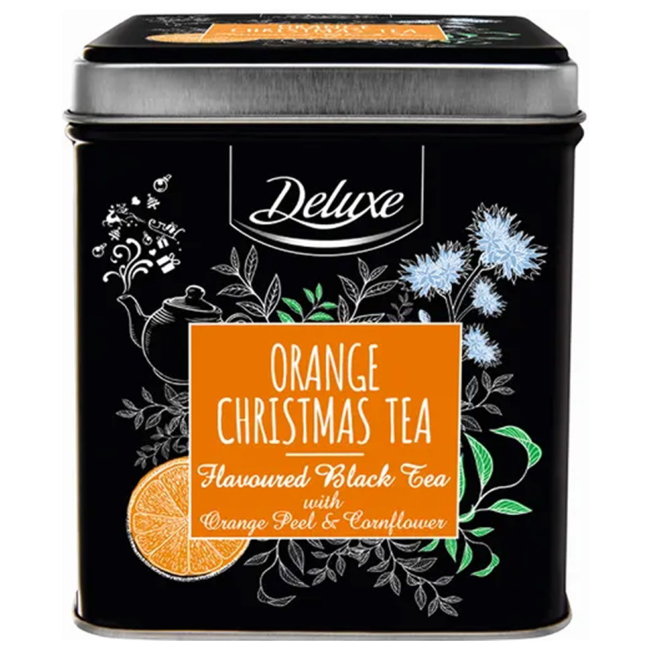 Рождественский черный заварной чай с апельсином Deluxe 90 гр