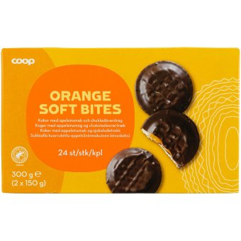 Печенье Coop (апельсин) в шоколадной глазури 300 гр
