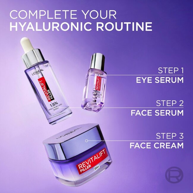 Дневной крем с эффектом заполнения морщин L'Oréal Paris Revitalift Filler 50 мл Дневной крем с эффектом заполнения морщин L'Oréal Paris Revitalift Filler 50 мл