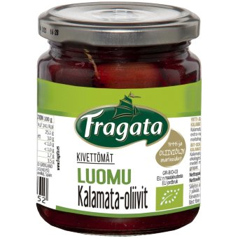 Био оливки каламата без косточек Fragata с травами и оливковым маслом 250 гр Био оливки каламата без косточек Fragata с травами и оливковым маслом 250 гр