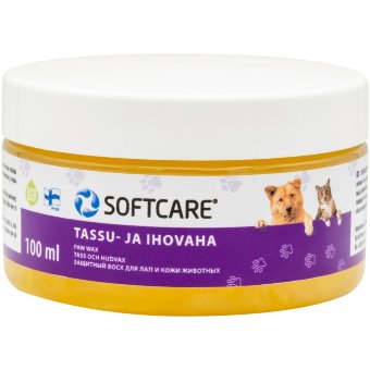Средство для ухода за лапами и кожей Softcare для кошек и собак 100 мл Средство для ухода за лапами и кожей Softcare для кошек и собак 100 мл