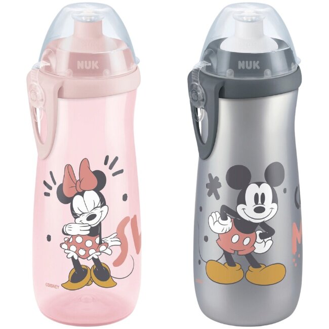 Детская спортивная бутылка для питья NUK Sports Cup Mickey 450 мл 36 мес+ Детская спортивная бутылка для питья NUK Sports Cup Mickey 450 мл 36 мес+