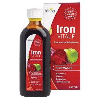 Витамины с железом Iron Vital F 250 мл Hubner Витамины с железом Iron Vital F 250 мл Hubner