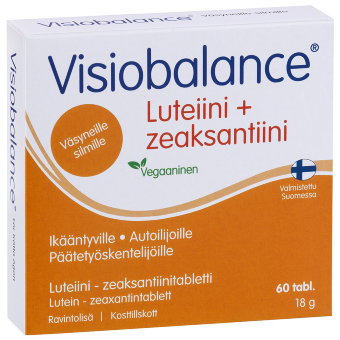 Витамины с экстрактом черники и календулы Visiobalance 60 таблеток Hankintatukku