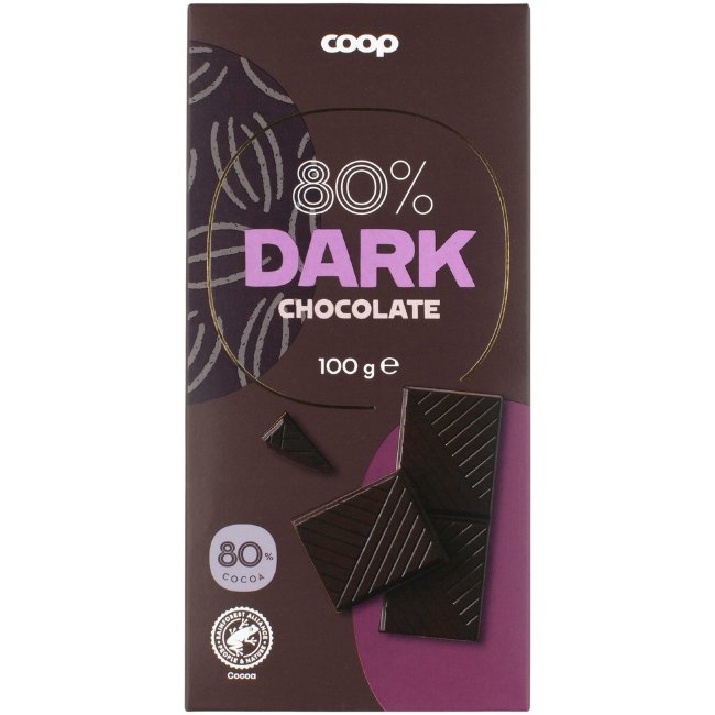 Шоколад Coop 80% 100 гр