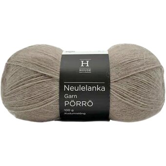 Пряжа House garn mohair-ull-akryl Pörrö 100 гр бежевый 11053
