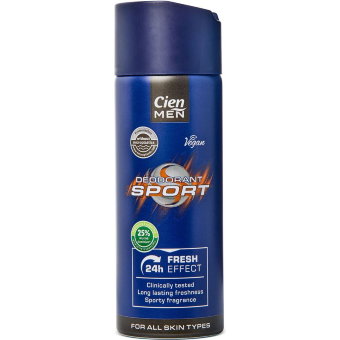 Дезодорант-спрей Cien Men Antitranspirant "Sport 24h" 200 мл
