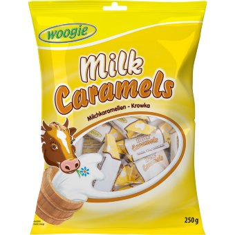 Конфеты Woogie "Коровка" (молочная) 250 гр Конфеты Woogie "Коровка" (молочная) 250 гр
