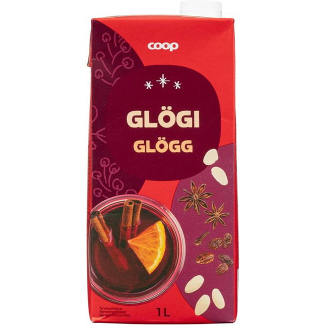 Рождественский красный глёг Coop 1 л