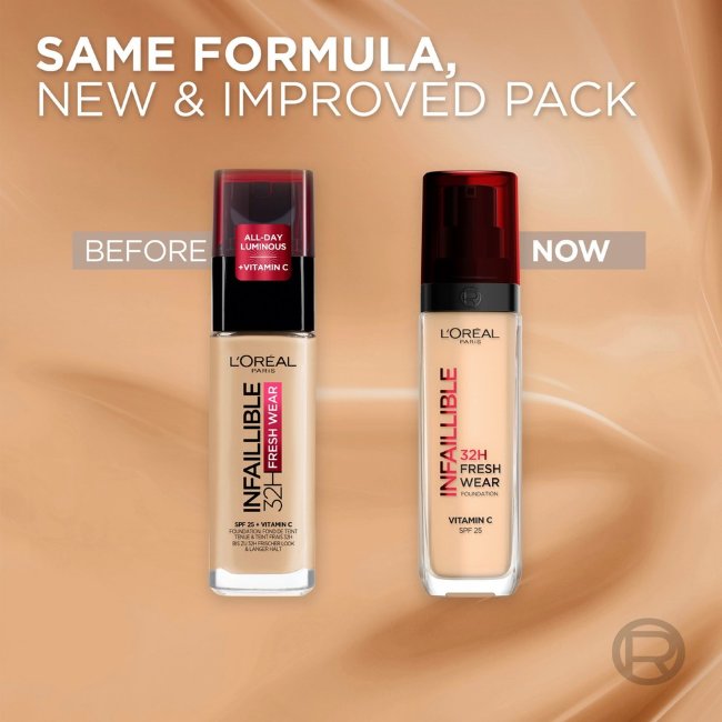 Тональный крем L'Oréal Paris Infaillible Fresh Wear 140 с холодным подтоном 30 мл