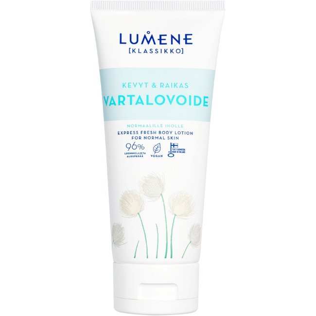 Легкий и освежающий лосьон для тела Lumene KLASSIKKO 200 мл
