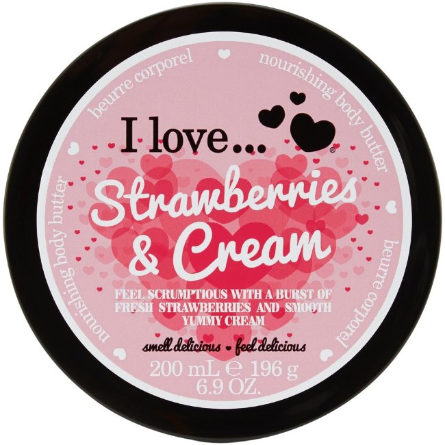 Масло для тела I Love... 200 мл клубника и сливки