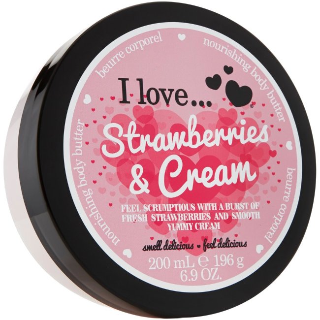 Масло для тела I Love... 200 мл клубника и сливки