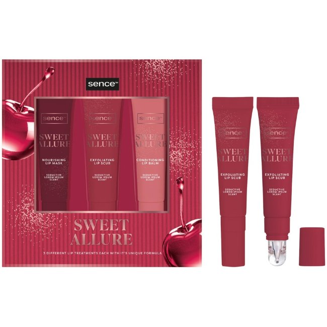 Подарочный набор Sence Collection Lip Care Night Luxe 3 шт Подарочный набор Sence Collection Lip Care Night Luxe 3 шт