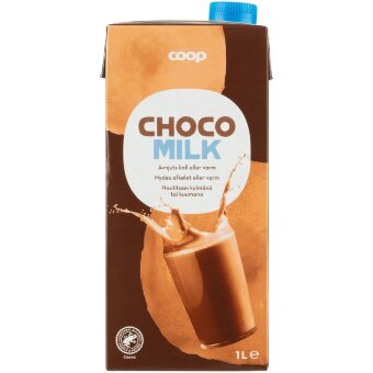 Молочный какао напиток Coop 1 л UHT