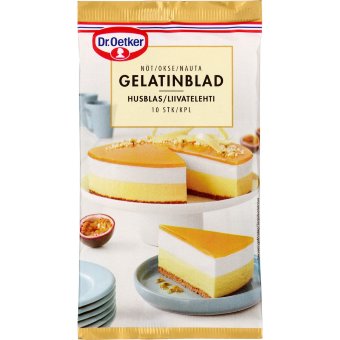 Лист желатина Dr. Oetker 10 шт/уп