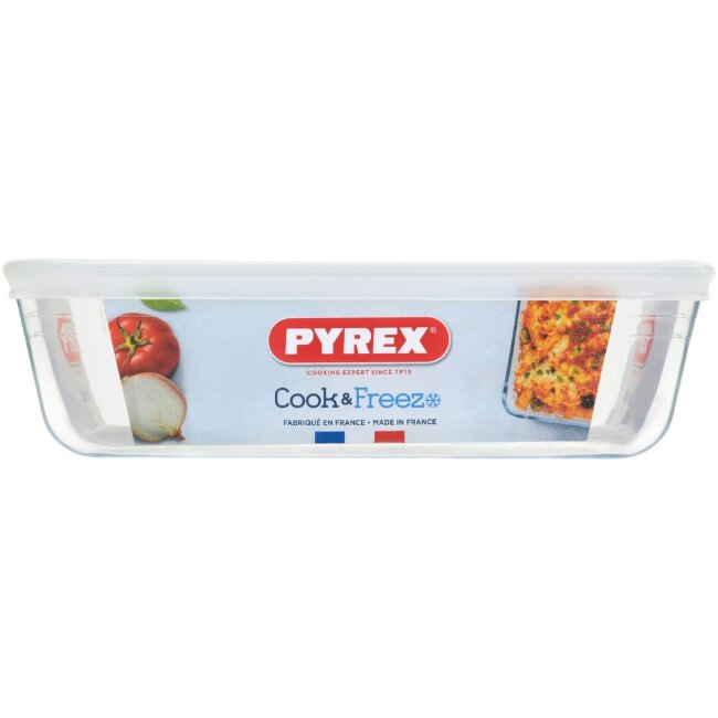 Стеклянная форма для запекания с крышкой Pyrex Cook & Freeze 19x14 см Стеклянная форма для запекания с крышкой Pyrex Cook & Freeze 19x14 см