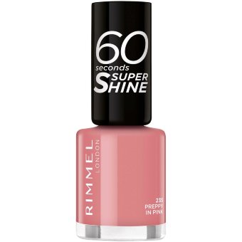 Лак для ногтей Rimmel 60 Seconds Super Shine 8 мл, 235 Preppy in Pink