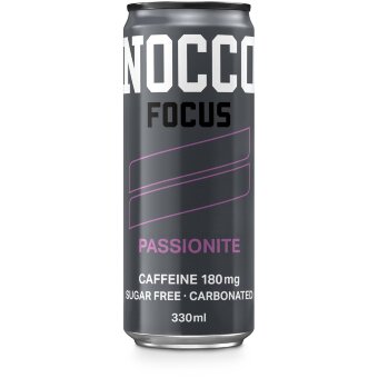 Газированный энергетический напиток NOCCO FOCUS Passionite с кофеином и витаминами 330 мл