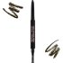 Карандаш для бровей Makeup Revolution Duo Brow Pencil темно-коричневый