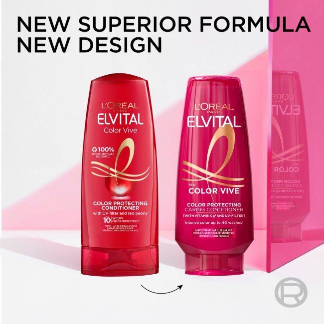 LOREAL Paris Elvital кондиционер Color-Vive для окрашенных и мелированных волос 300 мл