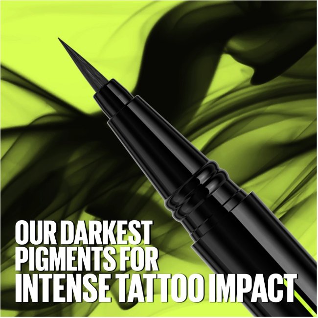 Жидкая подводка для глаз Maybelline New York Tattoo Liner Ink Pen 1,3 гр матовый черный