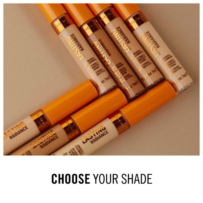 Консилер Rimmel Lasting Radiance - корректирующий крем 7 мл, 010 Ivory