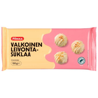 Белый шоколад для выпечки Pirkka 100 гр