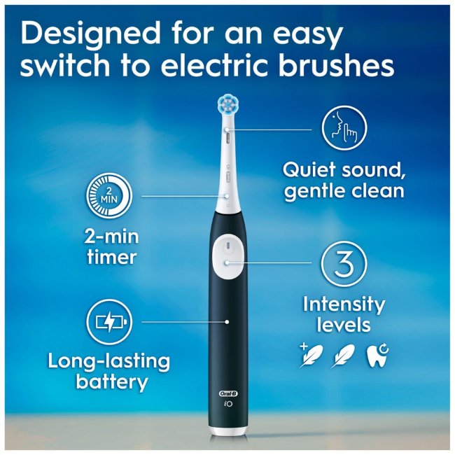 Электрическая зубная щетка Oral-B iO2 зеленая + дорожный футляр