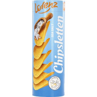 Картофельные чипсы Lorenz Chipsletten с солью 100 гр