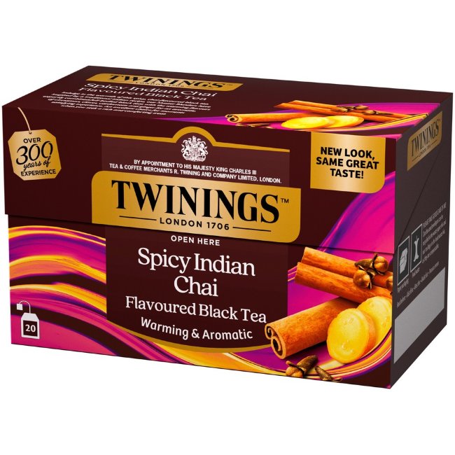 Чай пряный индийский Twinings 20пак x2 гр spicy Indian