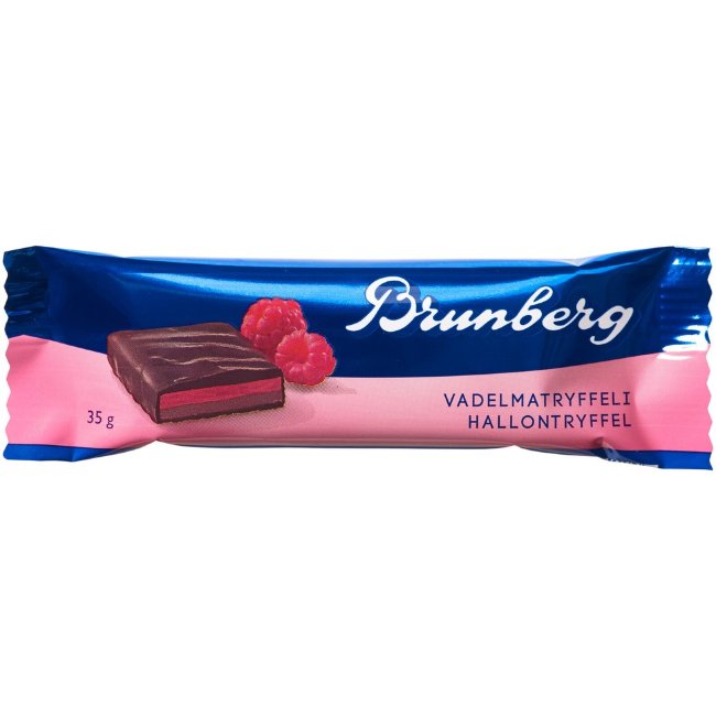 Шоколадный батончик Brunberg Vadelmatryffel 35 гр
