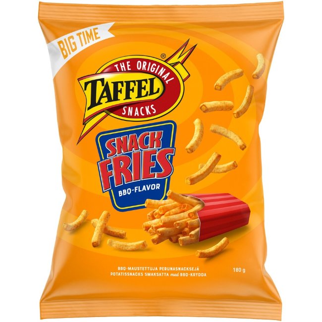 Картофельные палочки Taffel Snack Fries со вкусом BBQ 180 гр