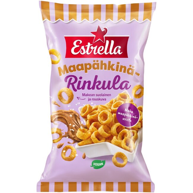 Кольца с арахисом Estrella 175 гр