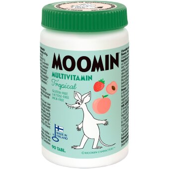 Мультивитаминные жевательные таблетки Moomin tropical 90 табл пищевая добавка Мультивитаминные жевательные таблетки Moomin tropical 90 табл пищевая добавка
