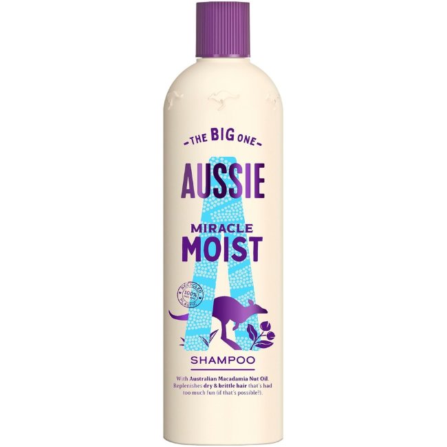 Шампунь для сухих волос с маслом макадамии Aussie Miracle Moist 500 мл