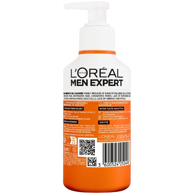 Освежающий гель для умывания лица L'Oréal Paris Men Expert Hydra Energetic 260 мл Освежающий гель для умывания лица L'Oréal Paris Men Expert Hydra Energetic 260 мл