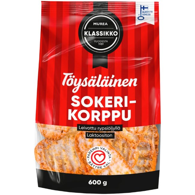 Сахарные сухари Toysalainen 600 гр