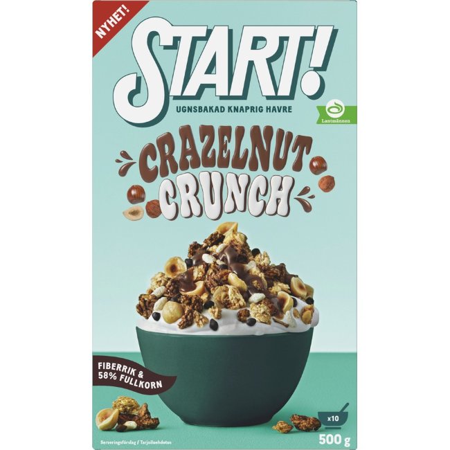 Гранола START! Crazelnut Crunch 500 гр