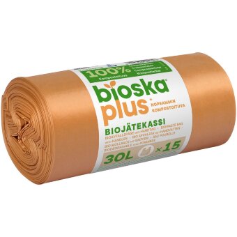 Биоразлагаемый мешок для органических отходов Sanka-BioskaPlus 30 л