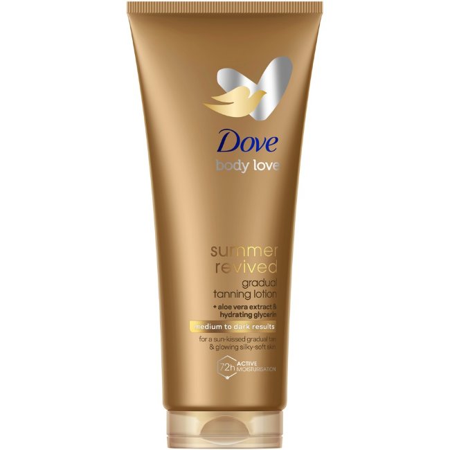 Крем-автозагар Dove Summer Revived для средне-темного тона 200 мл