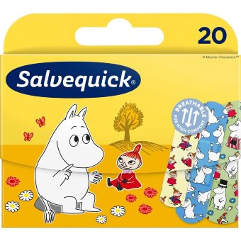 Пластырь детский Salvequick Muumi 20 шт