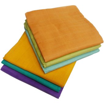 Бамбуковая марля Pilvi цветная 70x70 (уп 3 шт)