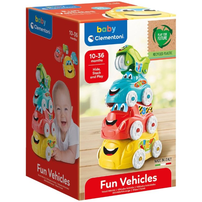 Игрушка Clementoni Набор машинок для штабелирования