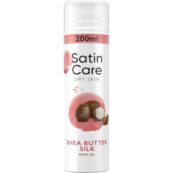 Гель для женского бритья с маслом ши Satin Care Shea Butter Silk для сухой кожи 200 мл