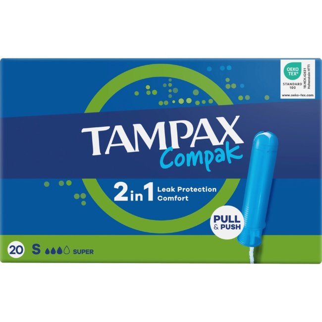 Тампоны Tampax Compak Super 20 шт