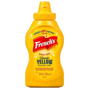 Классическая желтая горчица French's 226 гр