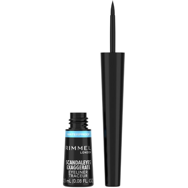Жидкая подводка для глаз Rimmel Scandaleyes 2,5 мл водостойкая 003 черная